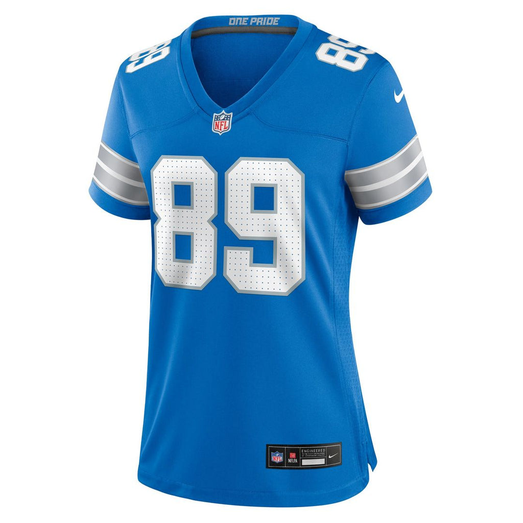 Brock Wright Detroit Lions Nike Women's Team Game Jersey -  Blue
