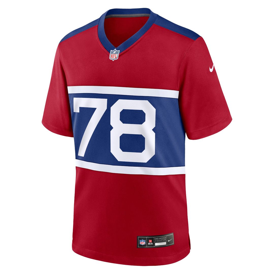 Andrew Thomas New York Giants Nike Alternate Player Game Jersey - Century Red