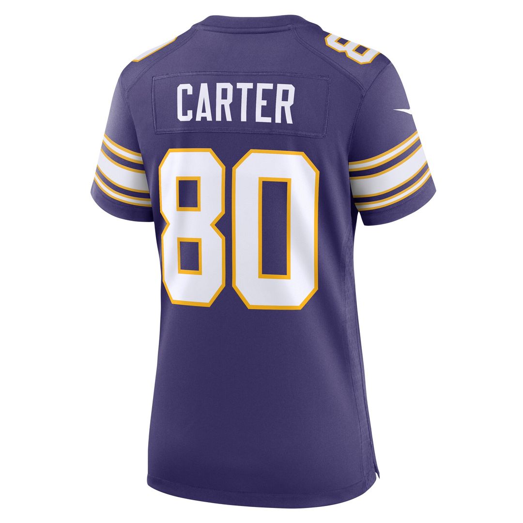 Cris Carter Minnesota Vikings Nike Women's Classic Retired Player Game Jersey - Purple