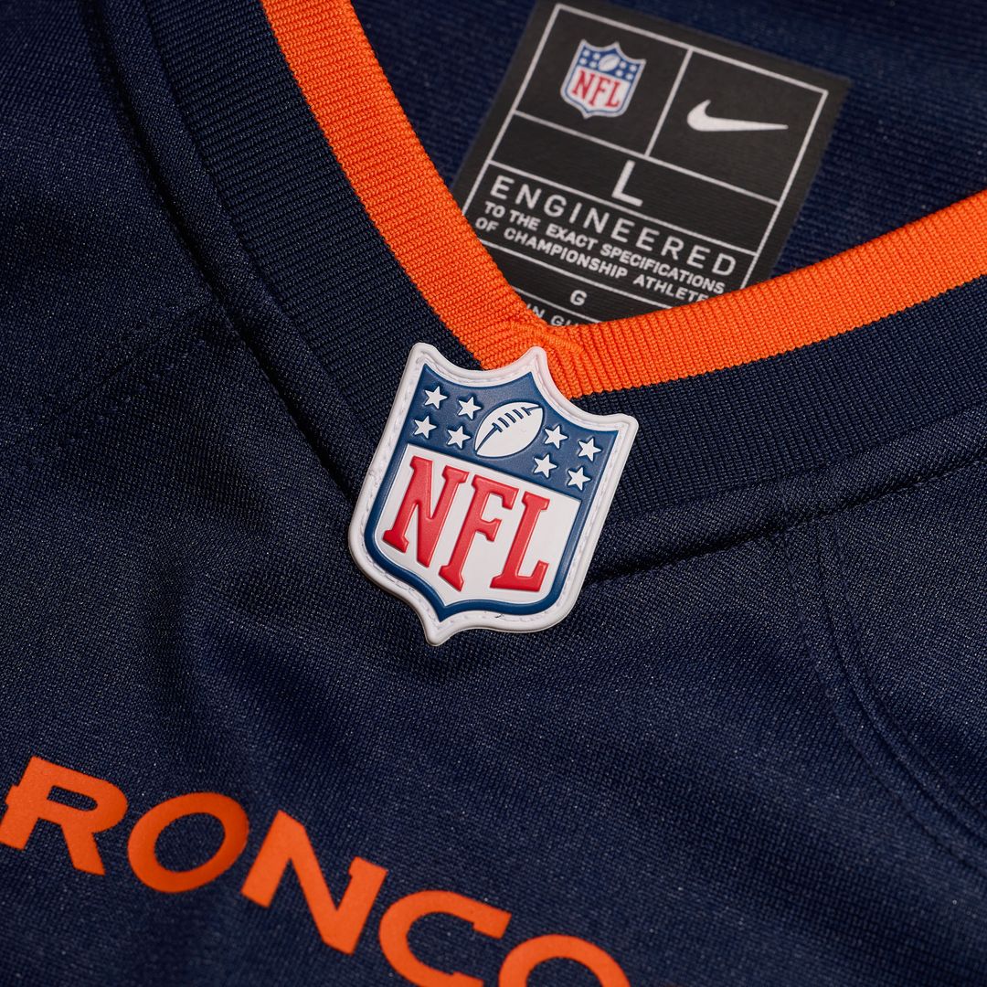 Jaleel McLaughlin Denver Broncos Nike Alternate Game Jersey -  Navy