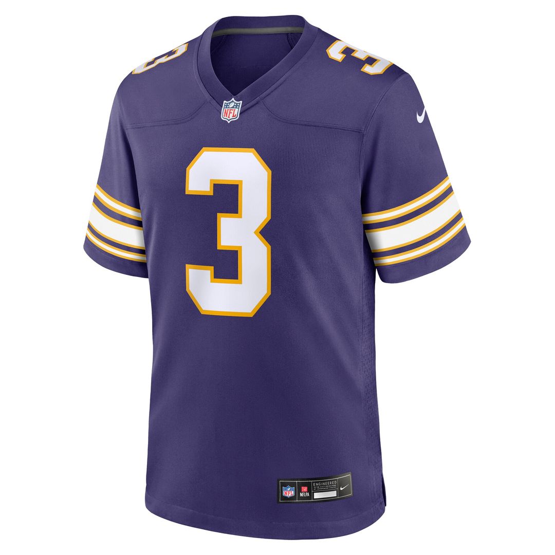 Jordan Addison Minnesota Vikings Nike Alternate Game Jersey - Purple