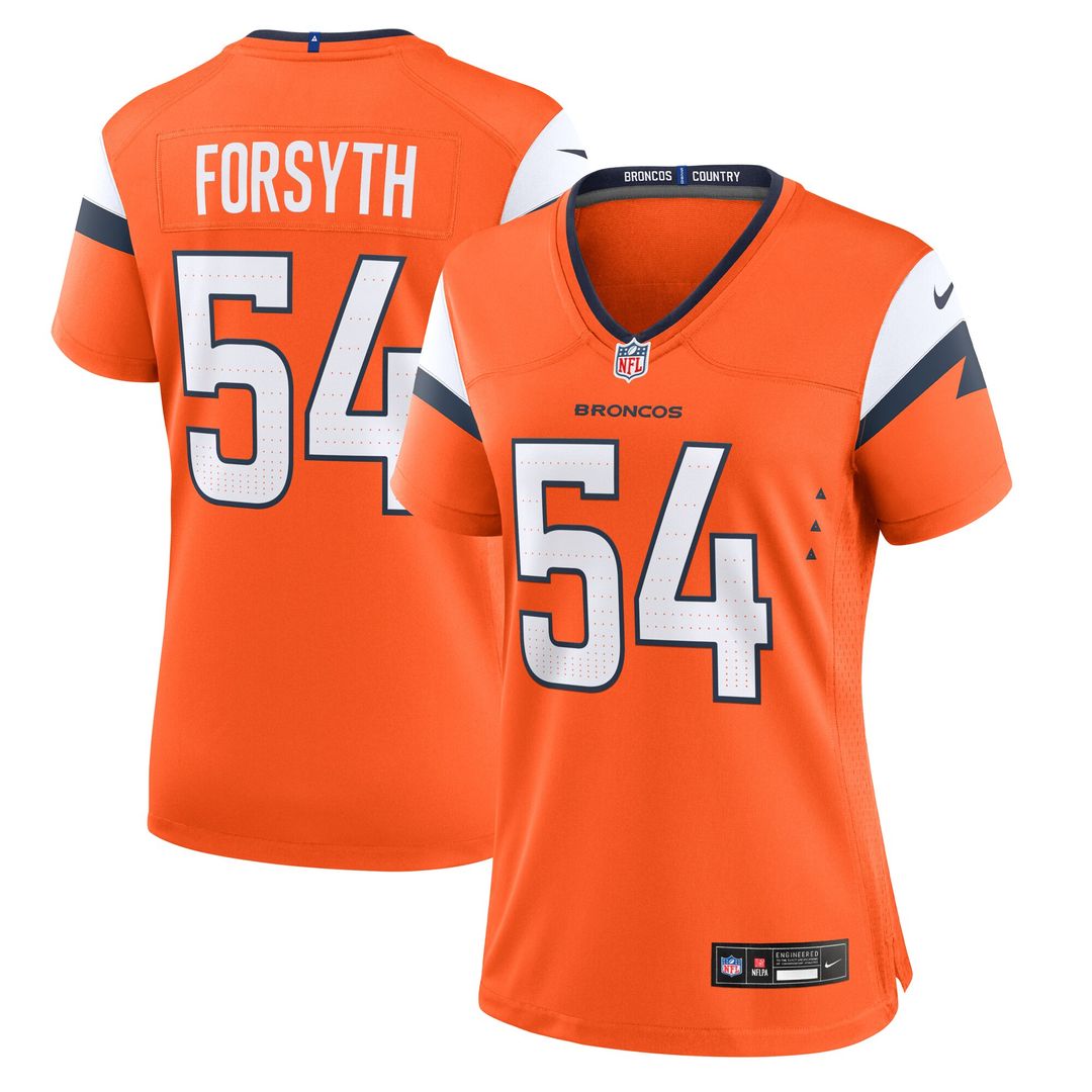 Alex Forsyth Denver Broncos Nike Women's Team Game Jersey -  Orange