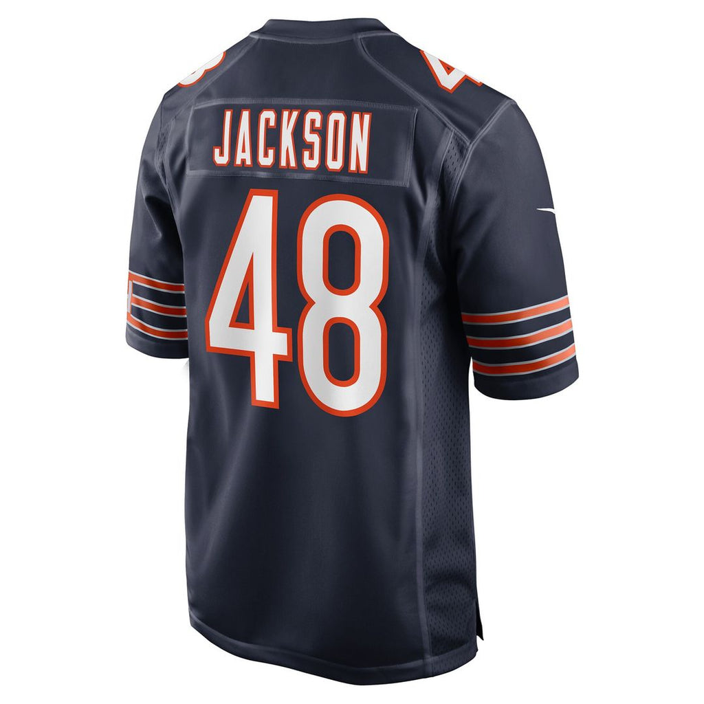 D'Marco Jackson Chicago Bears Nike Team Game Jersey -  Navy
