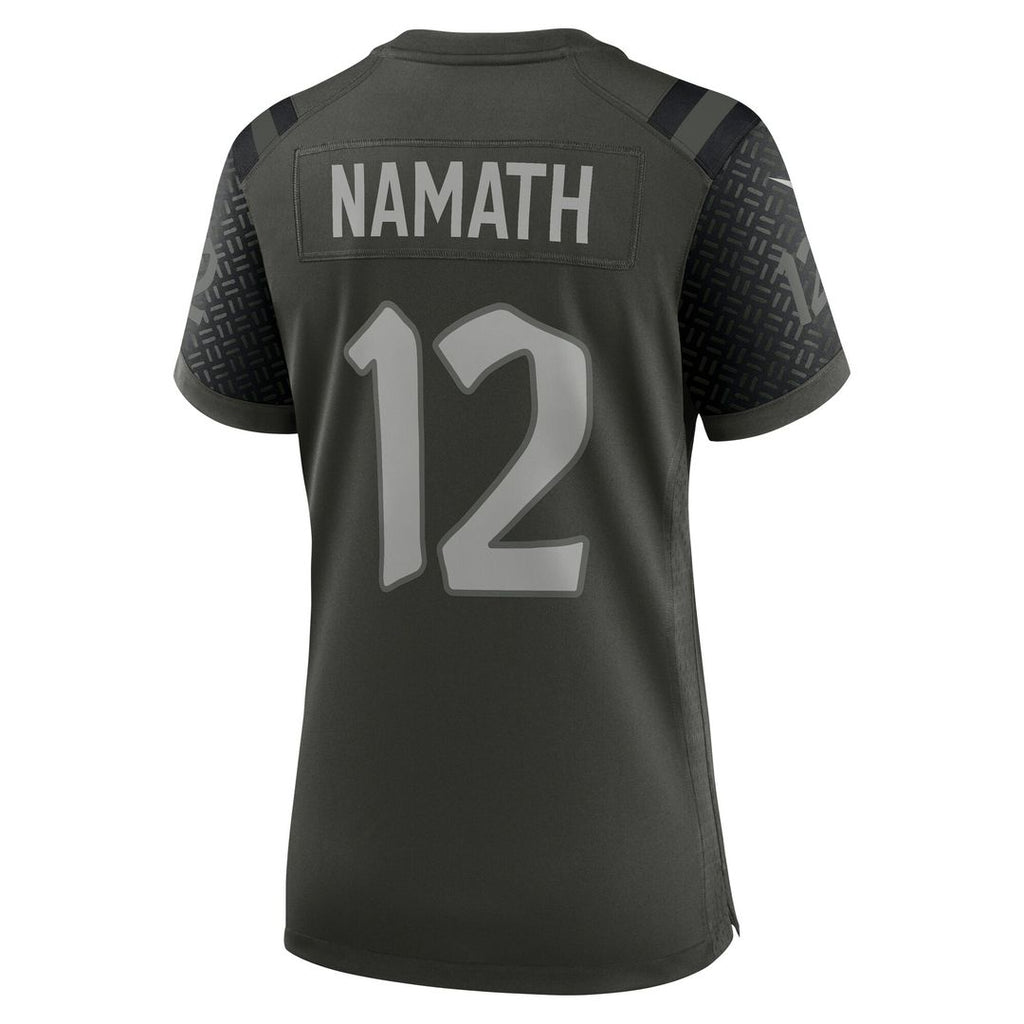 Joe Namath New York Jets Nike Women's 2025 Rivalries Collection Retired Player Game Jersey - Gotham Green