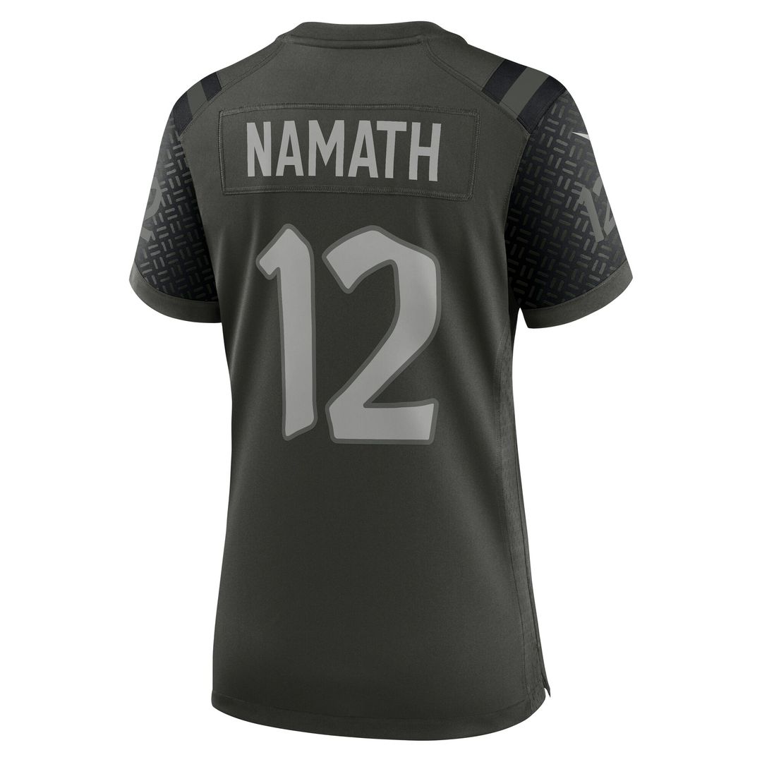 Joe Namath New York Jets Nike Women's 2025 Rivalries Collection Retired Player Game Jersey - Gotham Green