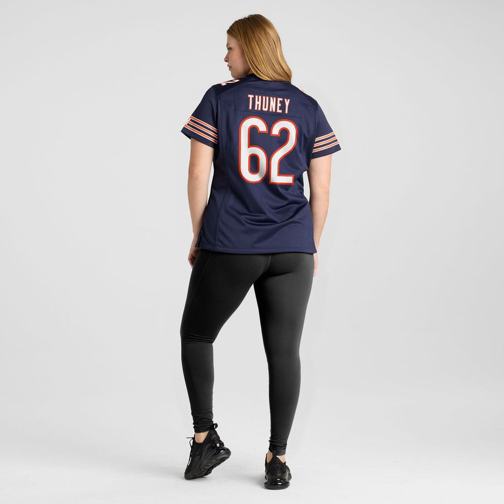 Joe Thuney Chicago Bears Nike Women's Team Game Jersey -  Navy
