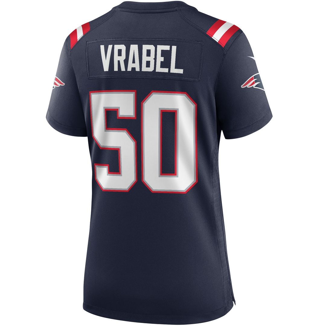 Mike Vrabel New England Patriots Nike Women's Game Retired Player Jersey - Navy