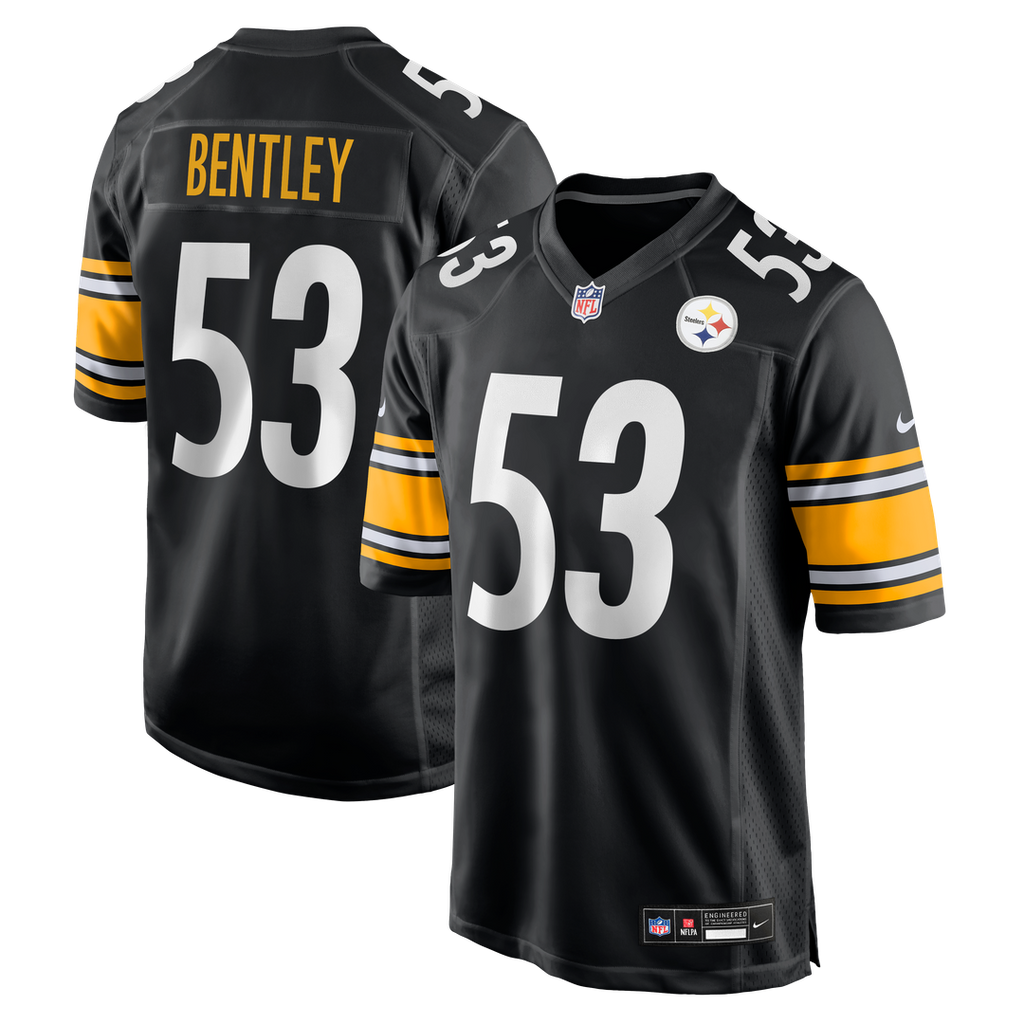 JaWhaun Bentley Pittsburgh Steelers Nike Team Game Jersey -  Black