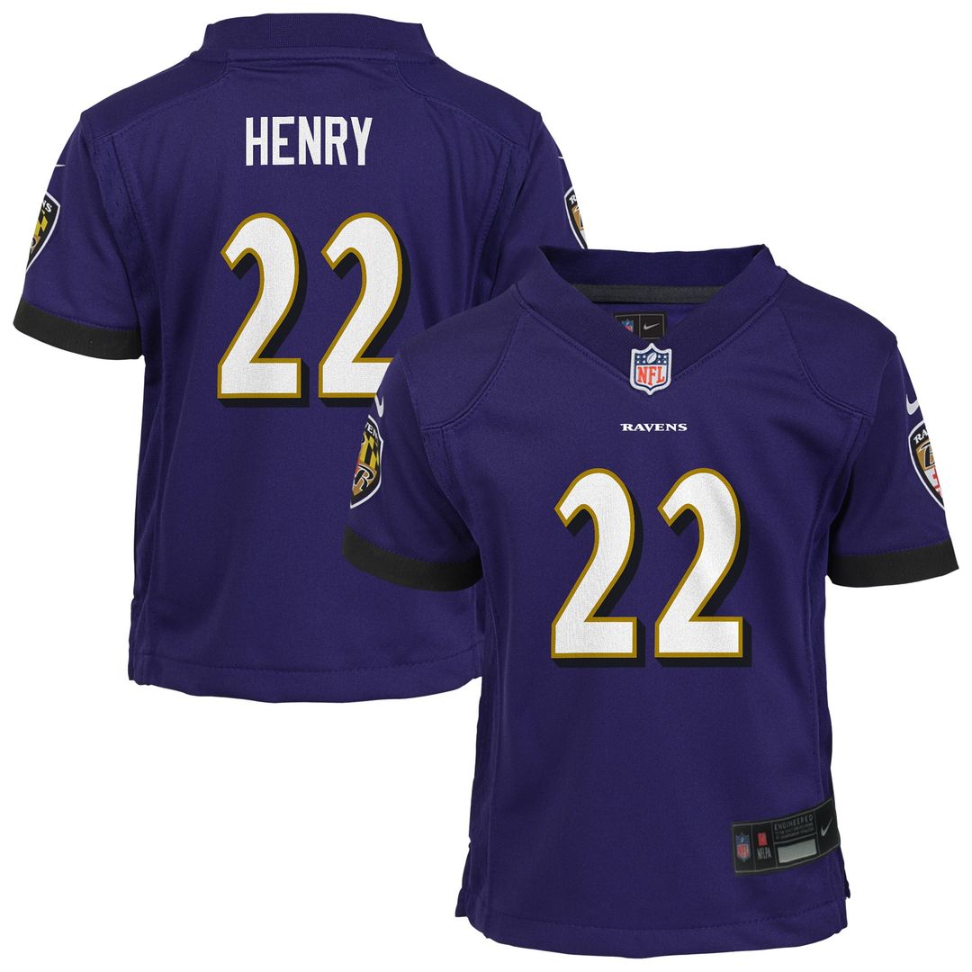 Derrick Henry Baltimore Ravens Nike Toddler Game Jersey - Purple