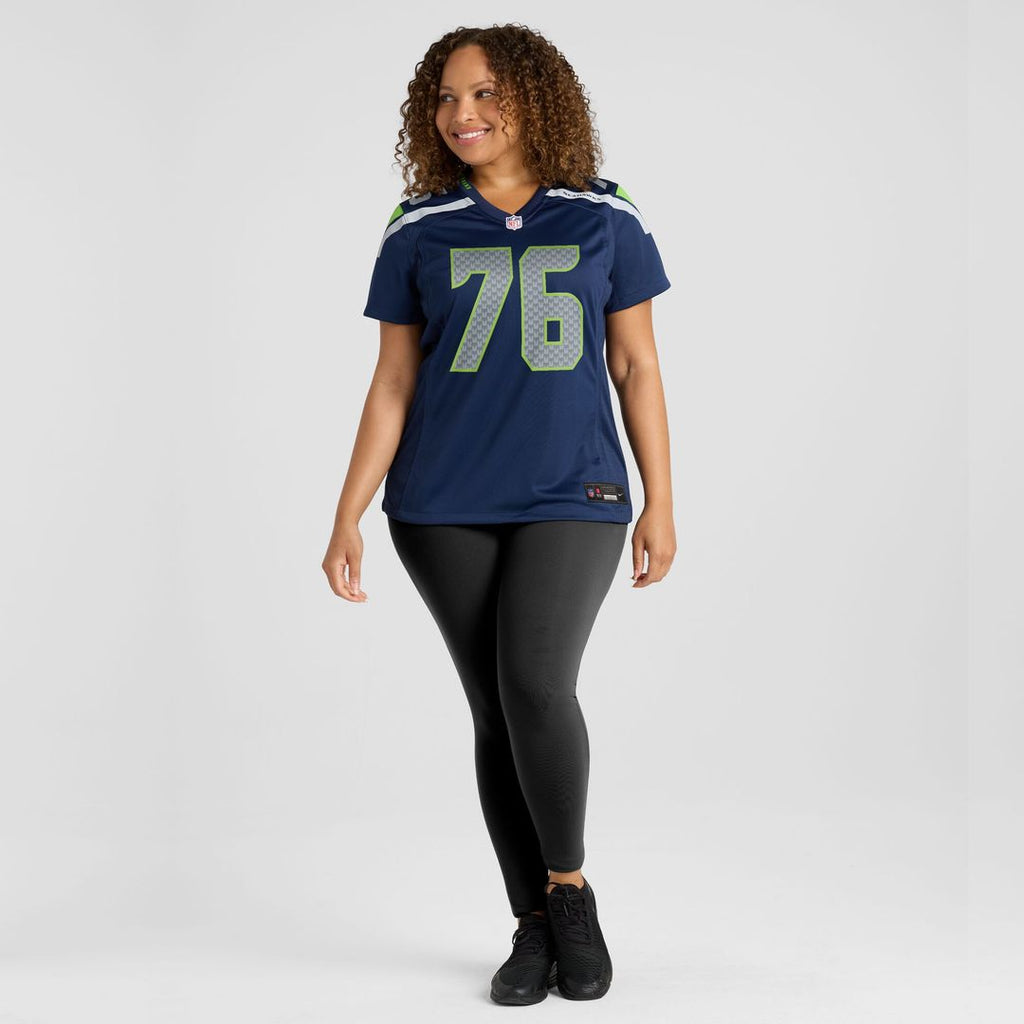 Grey Zabel Seattle Seahawks Nike Women's Team Game Jersey -  College Navy