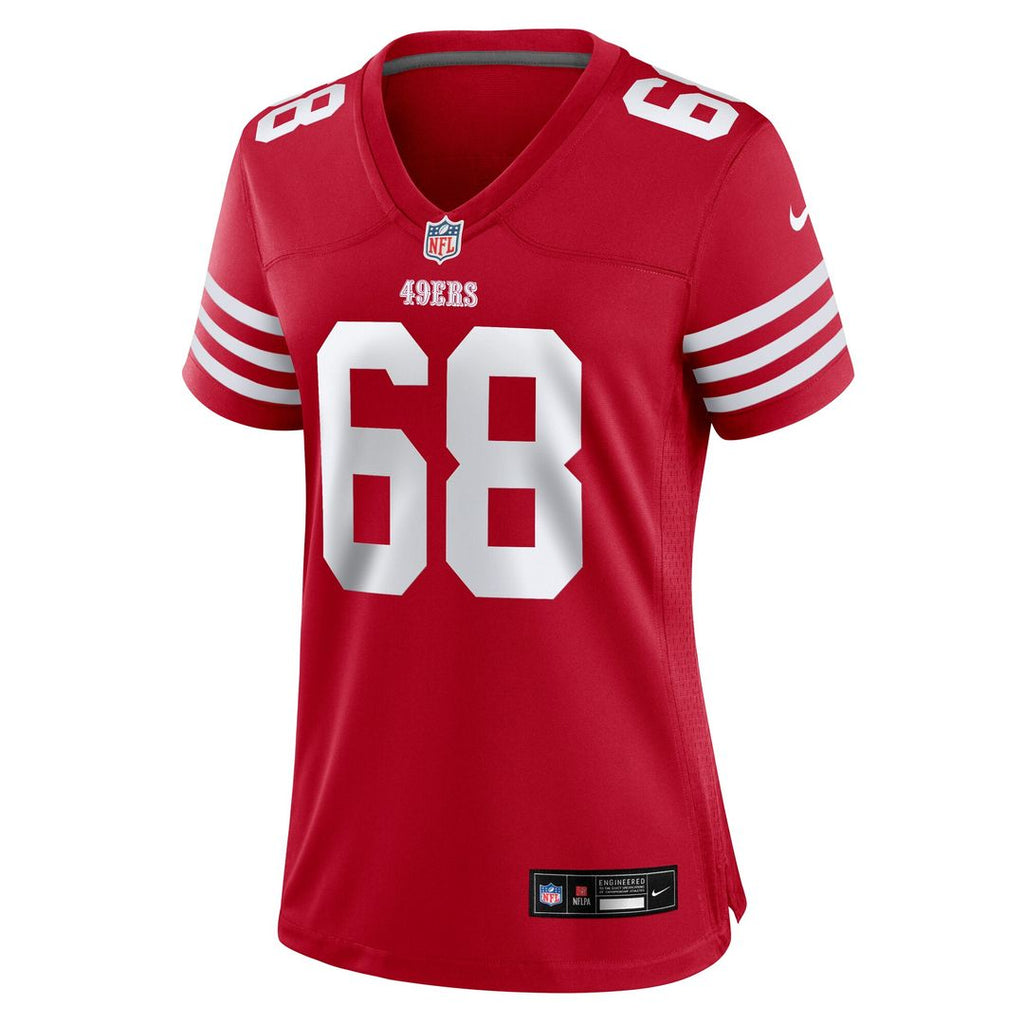 Colton McKivitz San Francisco 49ers Nike Women's Team Game Jersey -  Scarlet