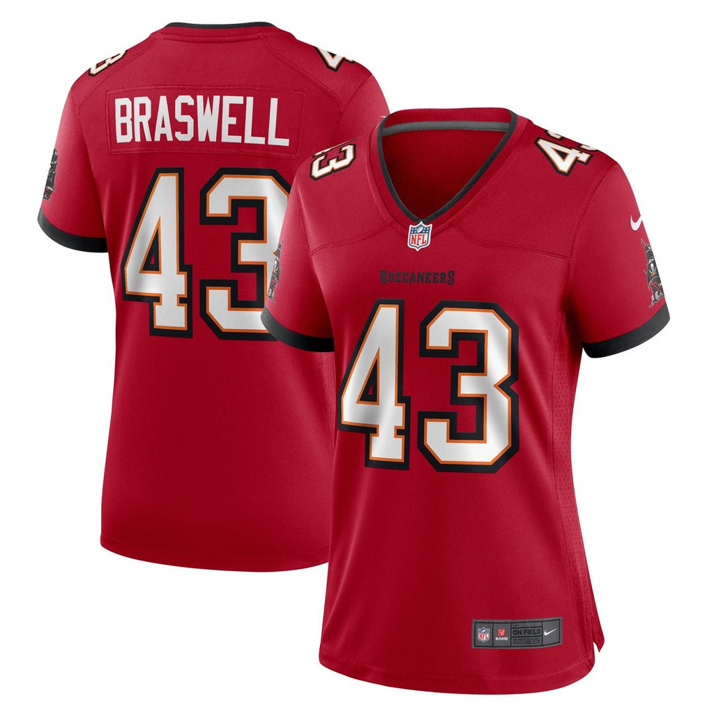 Chris Braswell Tampa Bay Buccaneers Nike Women's Team Game Jersey -  Red