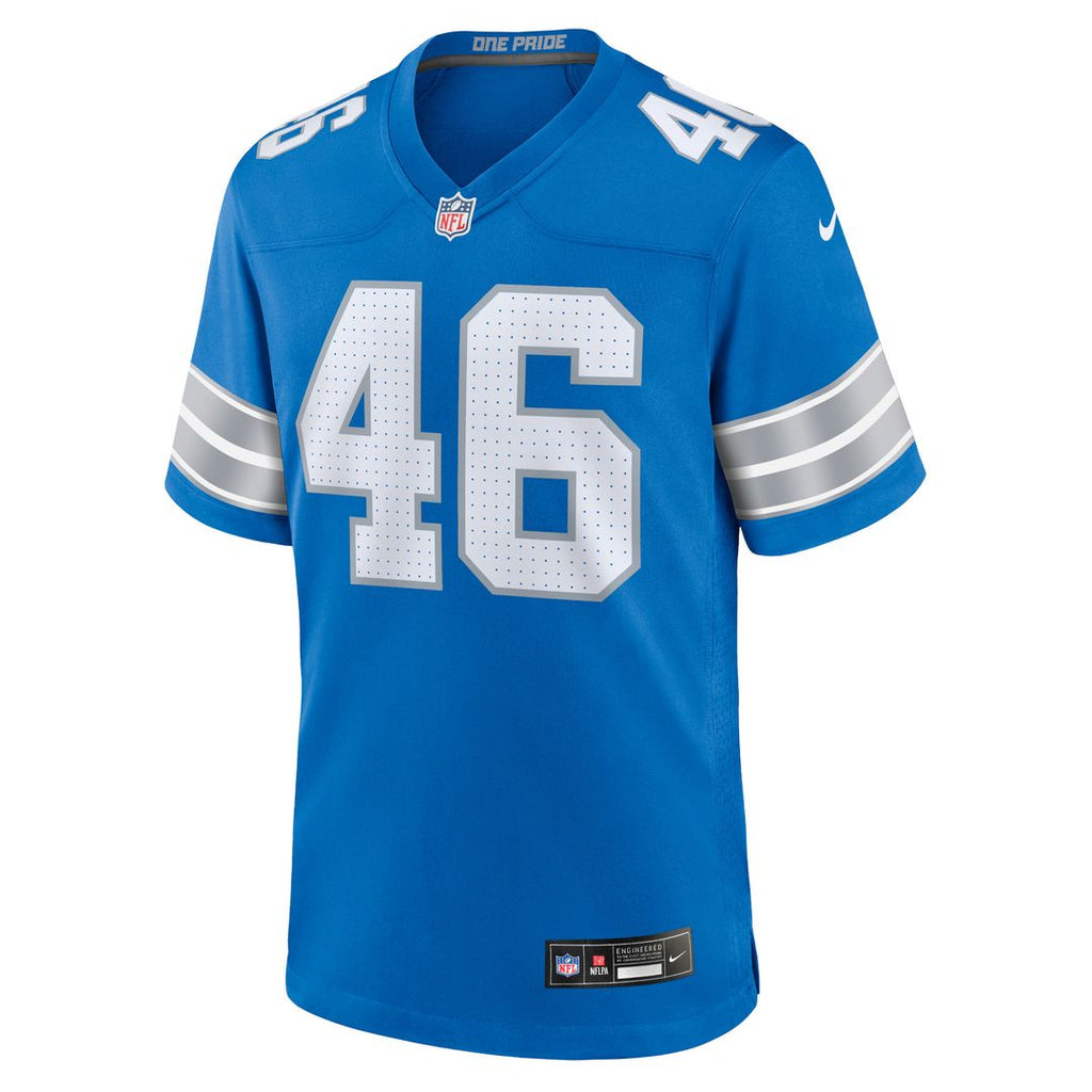 Jack Campbell Detroit Lions Nike Game Jersey - Blue