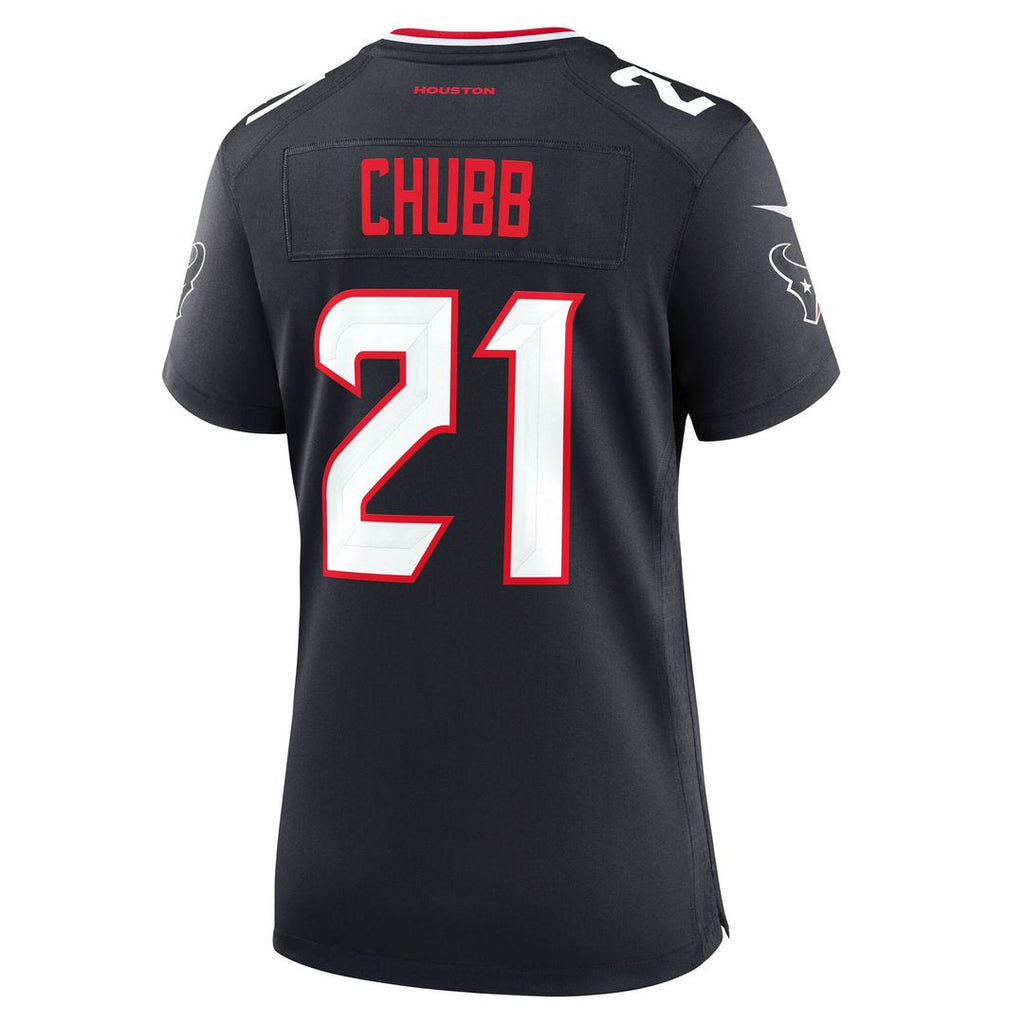 Nick Chubb Houston Texans Nike Women's Team Game Jersey -  Navy