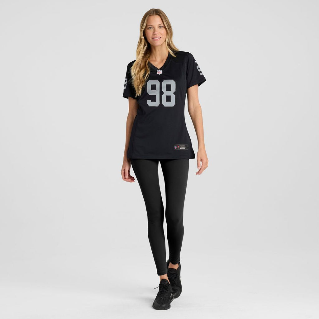 Maxx Crosby Las Vegas Raiders Nike Women's Jersey - Black