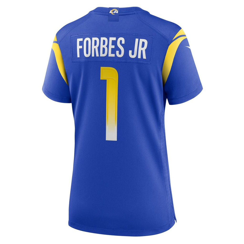 Emmanuel Forbes Jr. Los Angeles Rams Nike Women's Team Game Jersey -  Royal