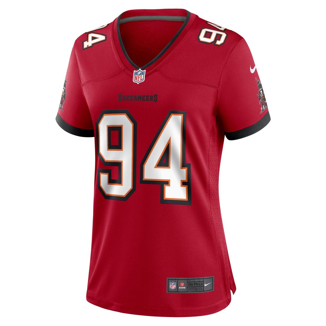 Calijah Kancey Tampa Bay Buccaneers Nike Women's  Game Jersey -  Red