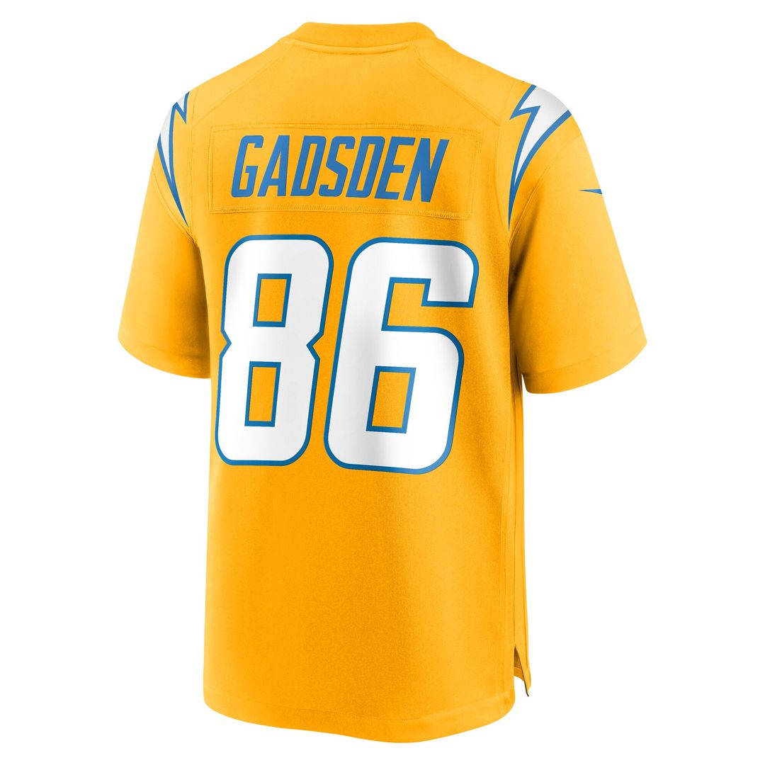 Oronde Gadsden Los Angeles Chargers Nike Alternate Charger Power Game Jersey -  Gold