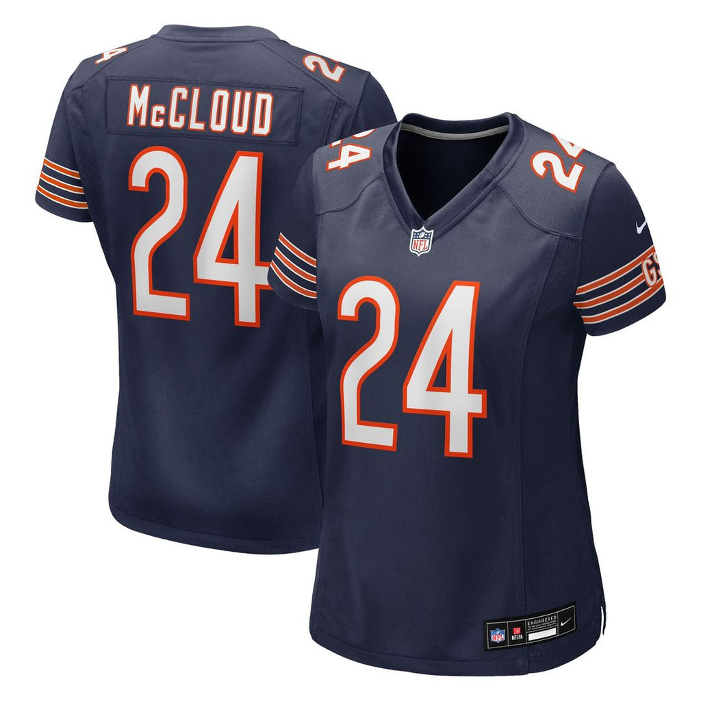 Nick McCloud Chicago Bears Nike Women's Team Game Jersey -  Navy