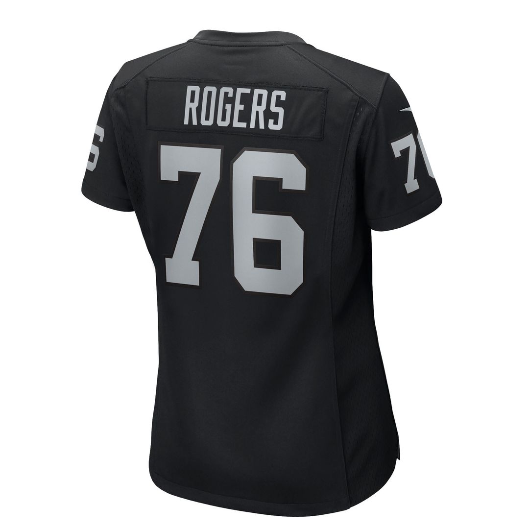 Caleb Rogers Las Vegas Raiders Nike Women's Team Game Jersey -  Black