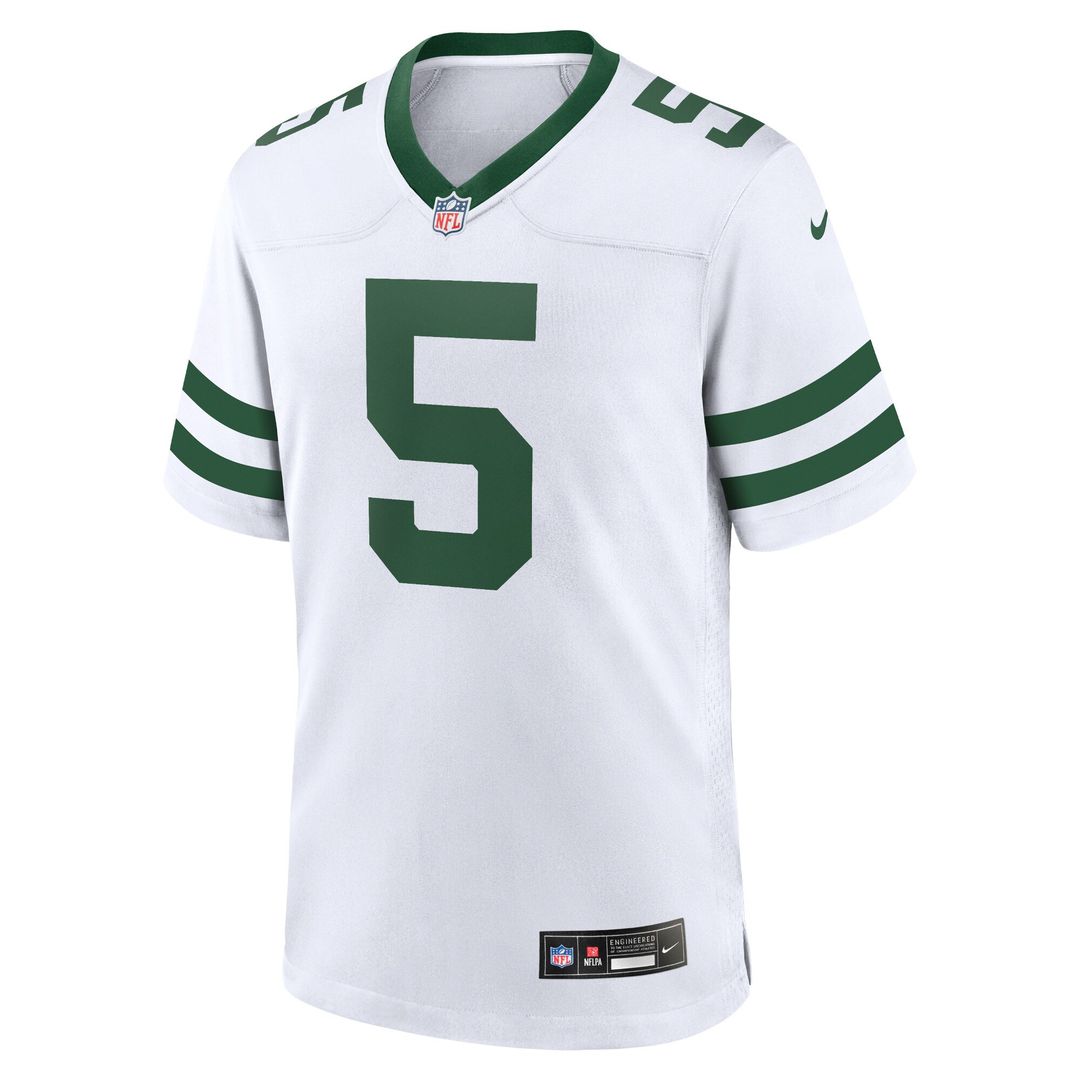 Garrett Wilson New York Jets Nike Game Jersey - Legacy White
