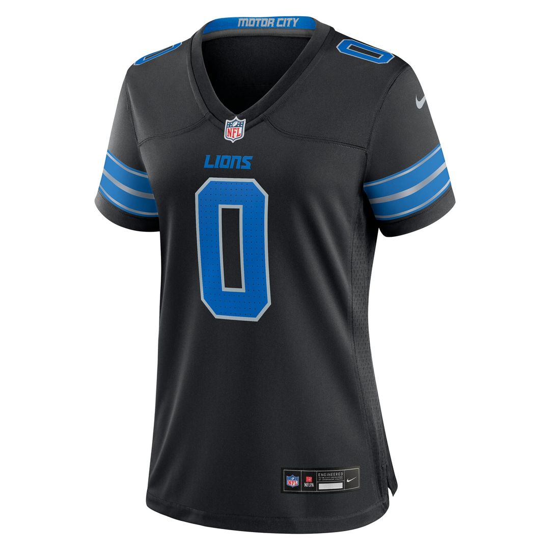 Jahmyr Gibbs Detroit Lions Nike Women's 2nd Alternate Game Player Jersey - Black