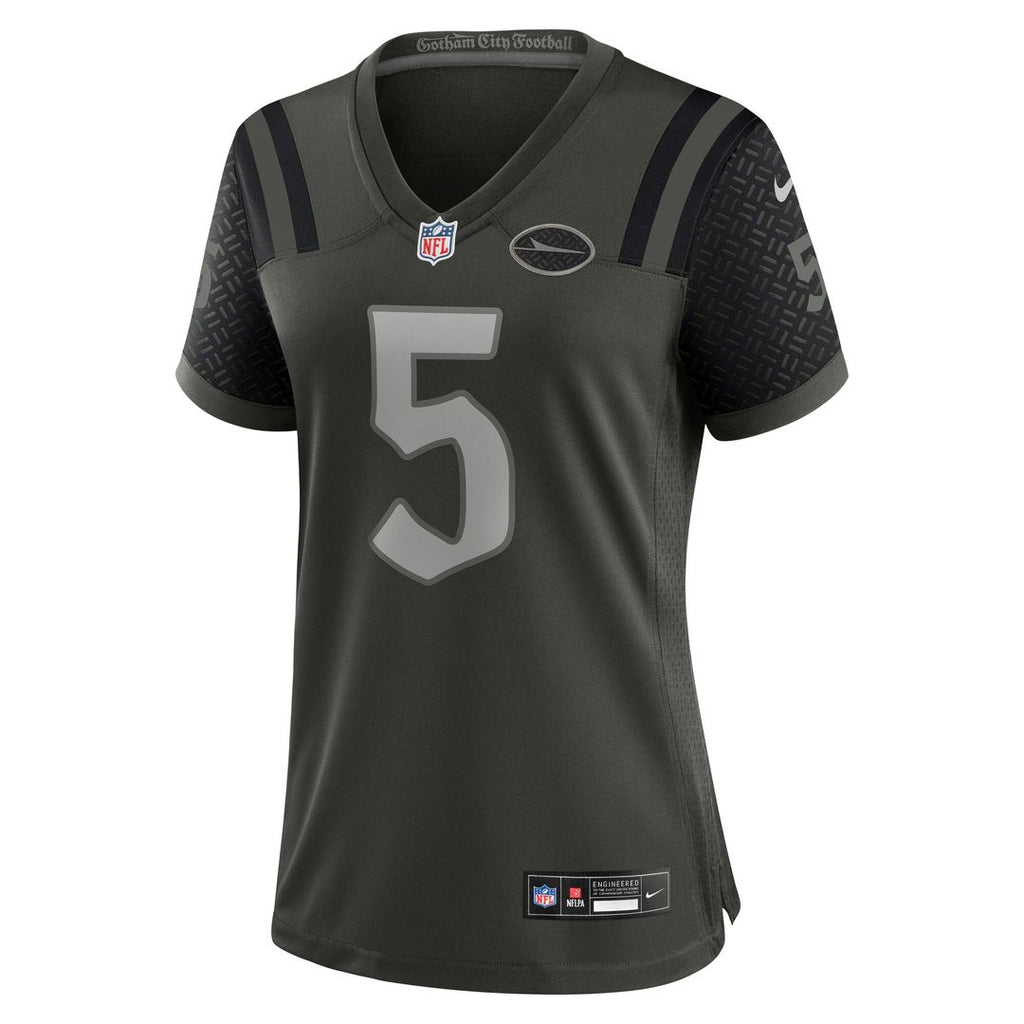 Garrett Wilson New York Jets Nike Women's 2025 Rivalries Collection Game Jersey - Gotham Green
