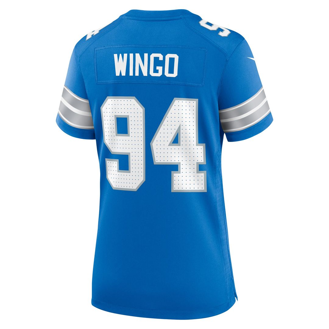Mekhi Wingo Detroit Lions Nike Women's Team Game Jersey -  Blue