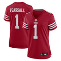 Ricky Pearsall San Francisco 49ers Nike Women's Team Game Jersey -  Scarlet