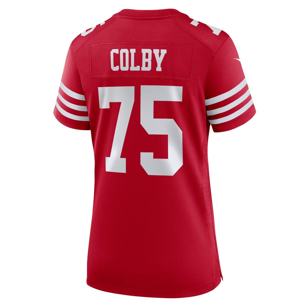Connor Colby San Francisco 49ers Nike Women's Team Game Jersey -  Scarlet
