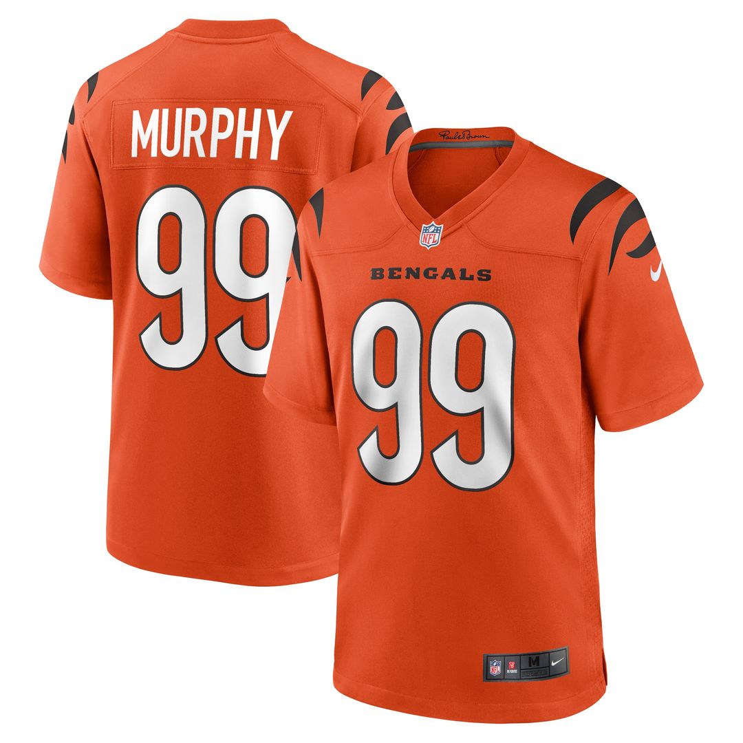 Myles Murphy Cincinnati Bengals Nike Alternate Game Jersey - Orange