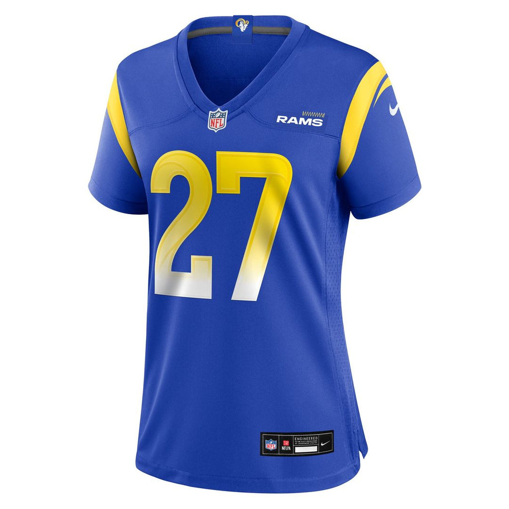 Jarquez Hunter Los Angeles Rams Nike Women's Team Game Jersey -  Royal