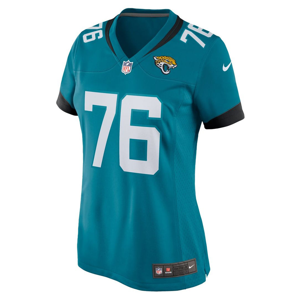 Ezra Cleveland Jacksonville Jaguars Nike Women's  Game Jersey -  Teal