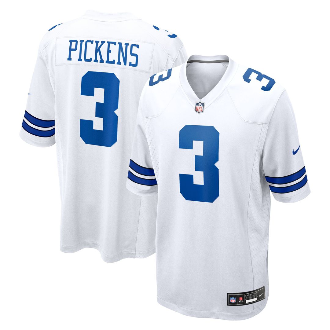 George Pickens Dallas Cowboys Nike Game Jersey - White