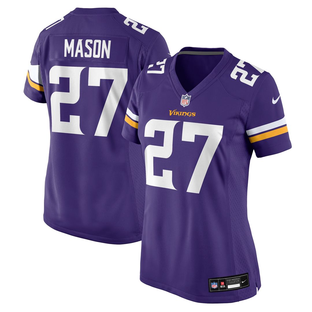 Jordan Mason Minnesota Vikings Nike Women's Team Game Jersey -  Purple