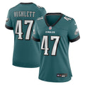 Charley Hughlett Philadelphia Eagles Nike Women's Team Game Jersey - Midnight Green