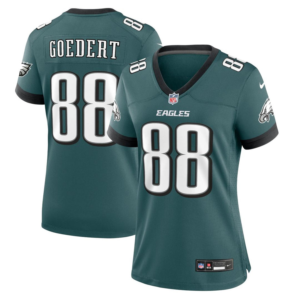 Dallas Goedert Philadelphia Eagles Nike Women's Team Game Jersey - Midnight Green