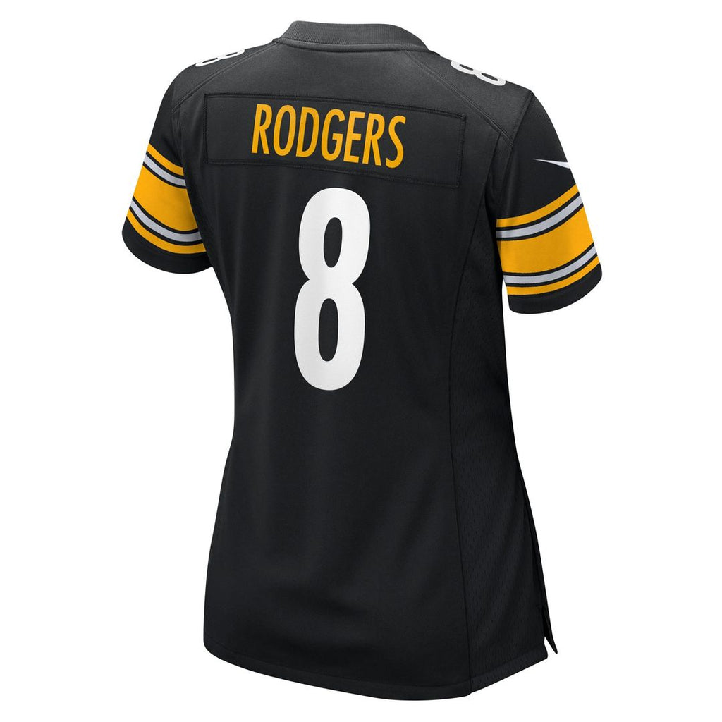 Aaron Rodgers Pittsburgh Steelers Nike Women's Game Jersey - Black