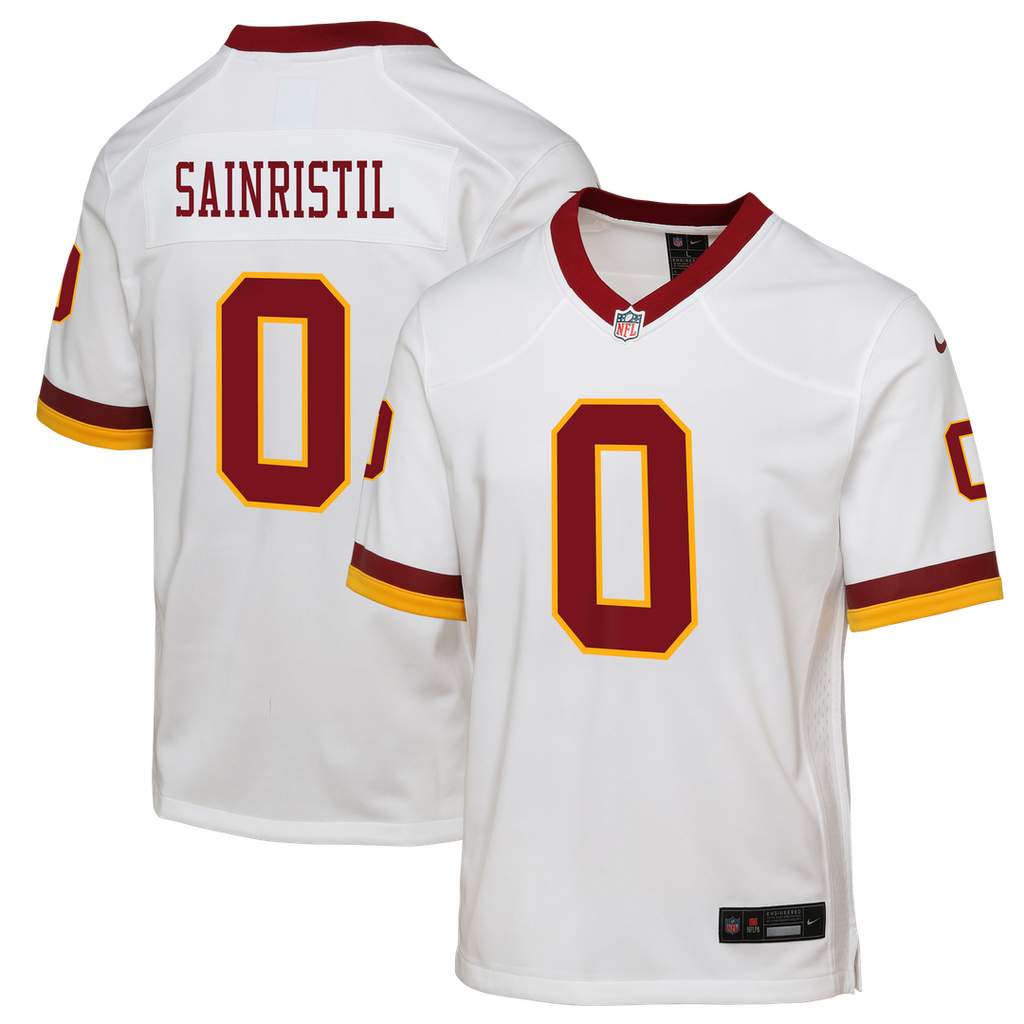 Mike Sainristil Washington Commanders Nike Youth Alternate 2 Game Jersey - White