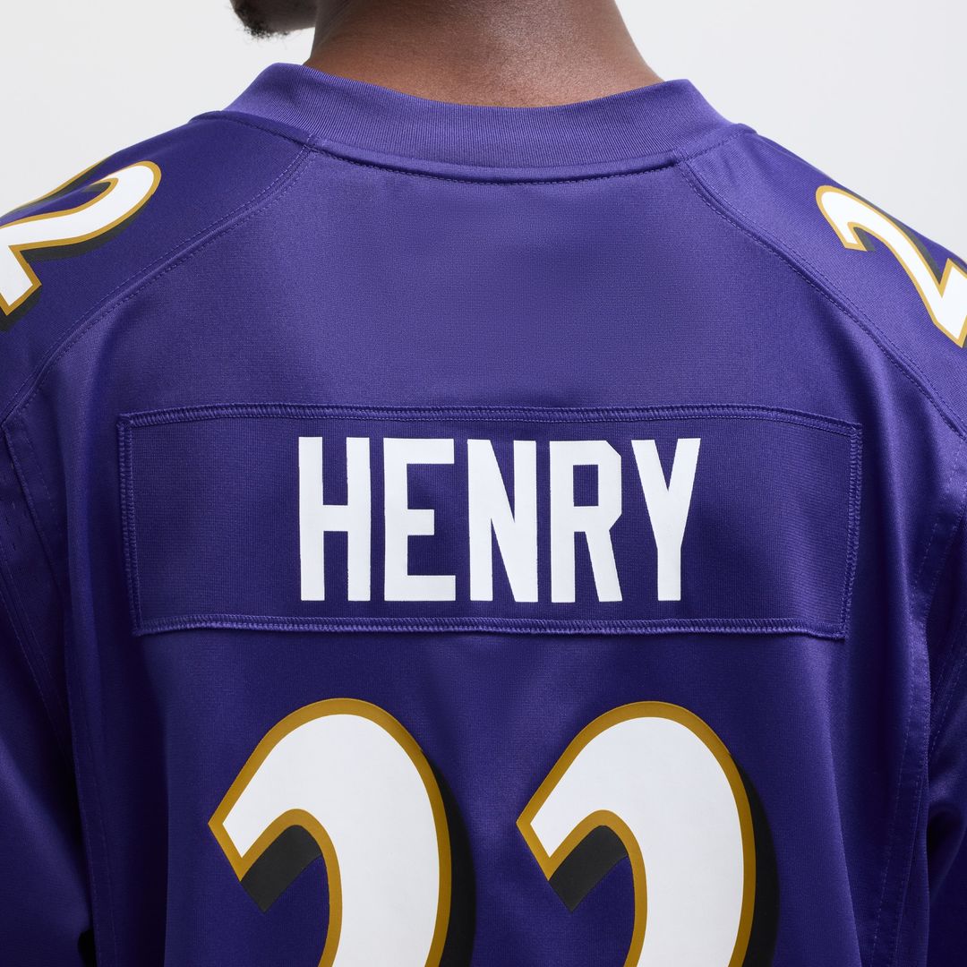 Derrick Henry Baltimore Ravens Nike Game Player Jersey - Purple