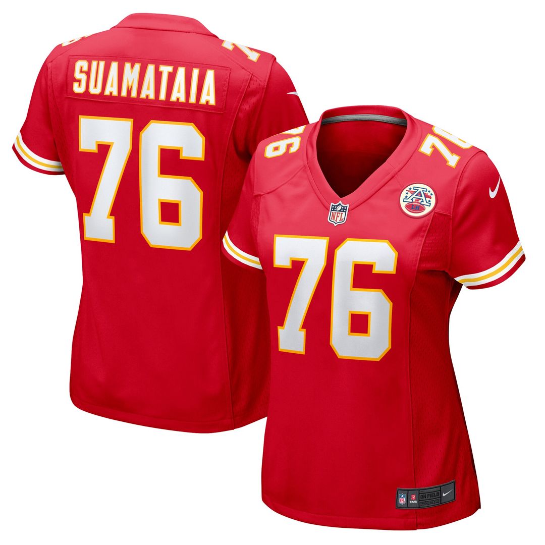 Kingsley Suamataia Kansas City Chiefs Nike Women's  Game Jersey -  Red