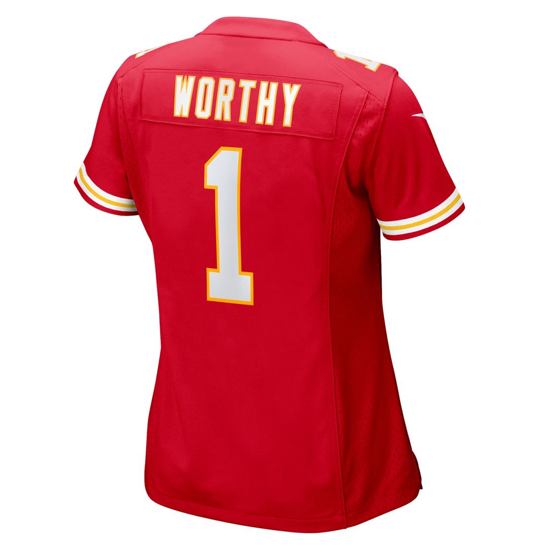 Xavier Worthy Kansas City Chiefs Nike Women's  Game Jersey -  Red