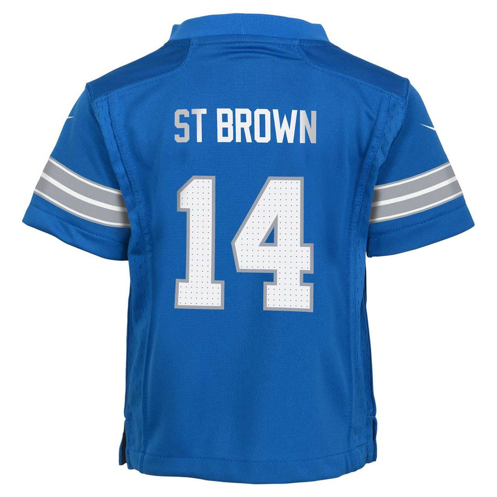 Amon-Ra St. Brown Detroit Lions Nike Preschool Player Game Jersey - Blue