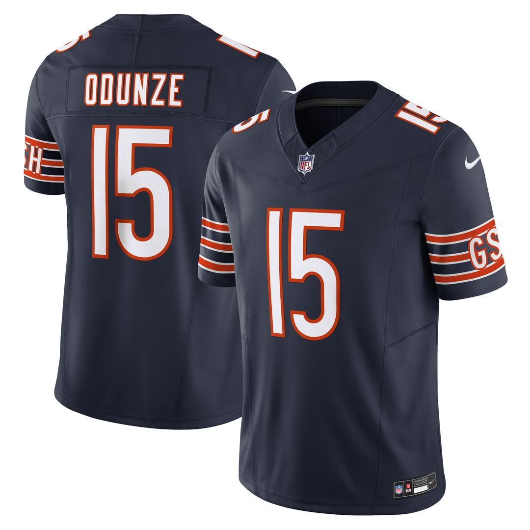 Rome Odunze Chicago Bears Nike Vapor F.U.S.E. Limited Jersey - Navy