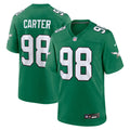 Jalen Carter Philadelphia Eagles Nike Alternate Game Jersey - Kelly Green
