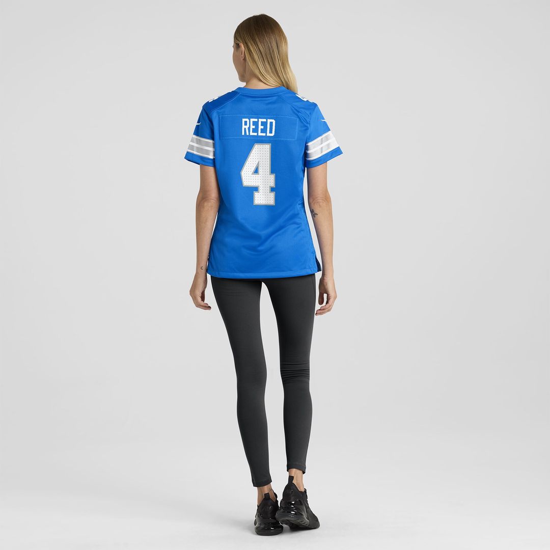 D.J. Reed Detroit Lions Nike Women's Team Game Jersey -  Blue