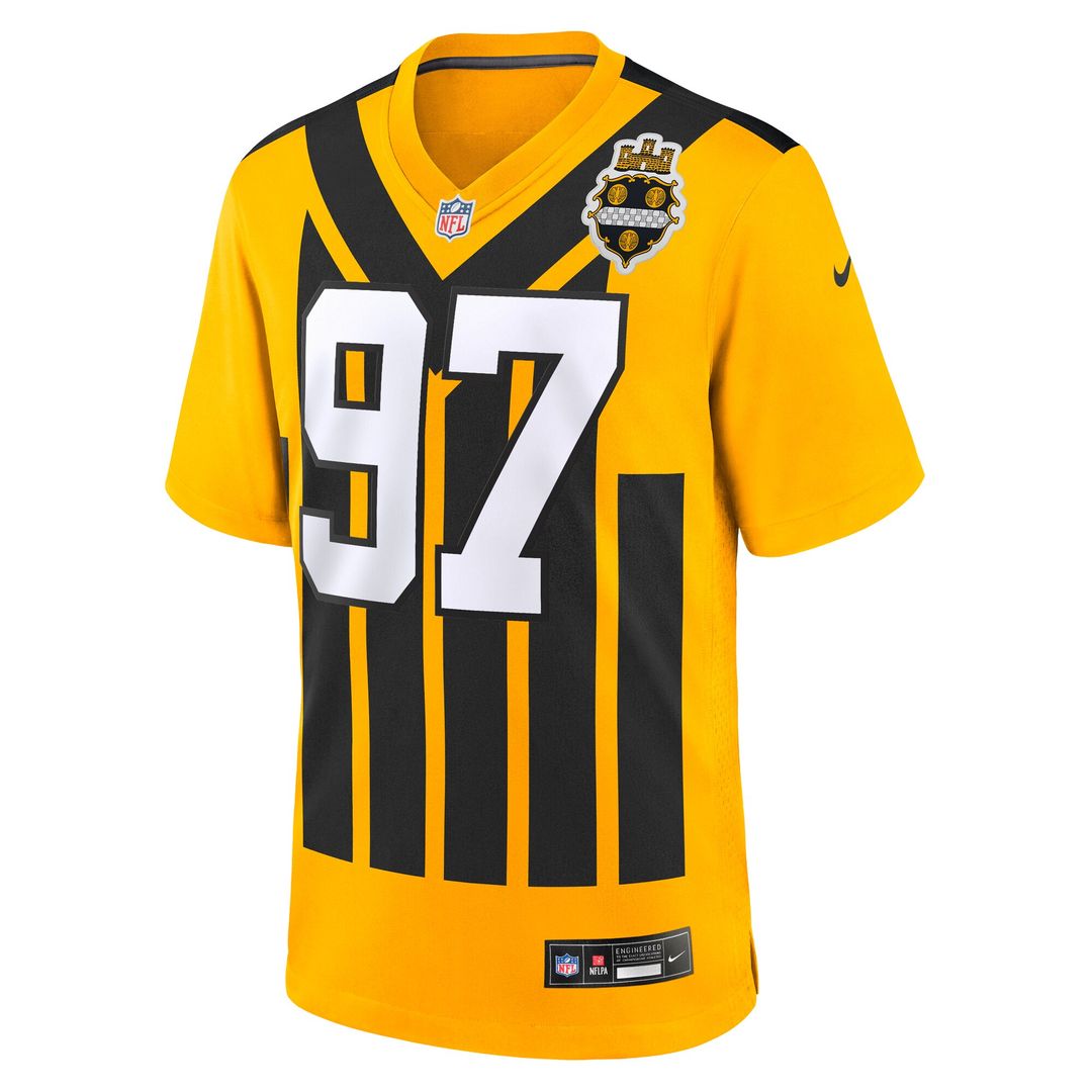 Cameron Heyward Pittsburgh Steelers Nike Alternate 1933 Throwback Game Jersey - Gold