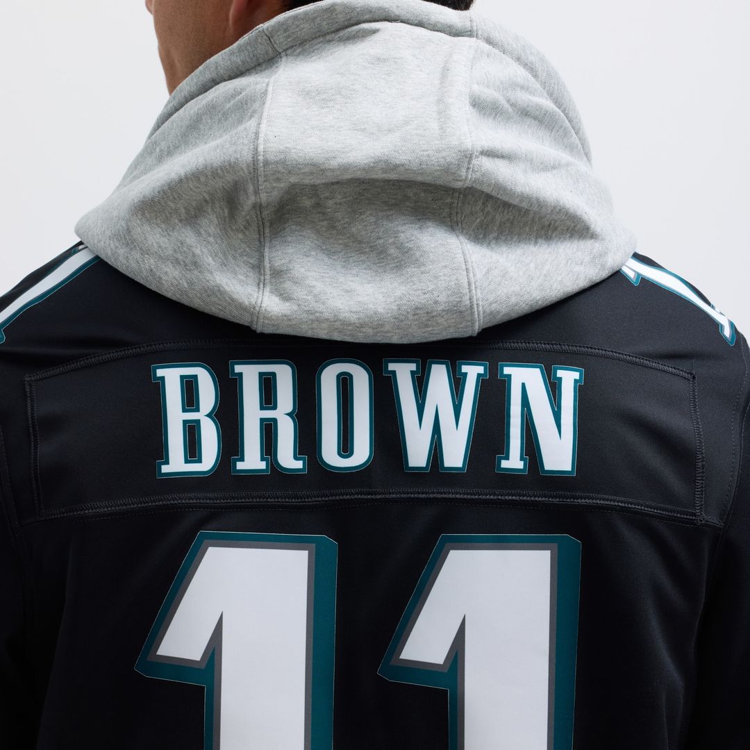 A.J. Brown Philadelphia Eagles Nike Alternate Vapor F.U.S.E. Limited Jersey - Black