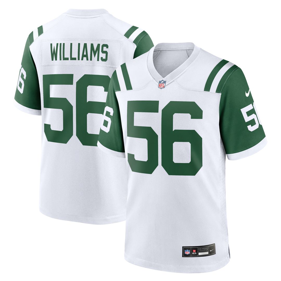 Quincy Williams New York Jets Nike Alternate Game Jersey -  White