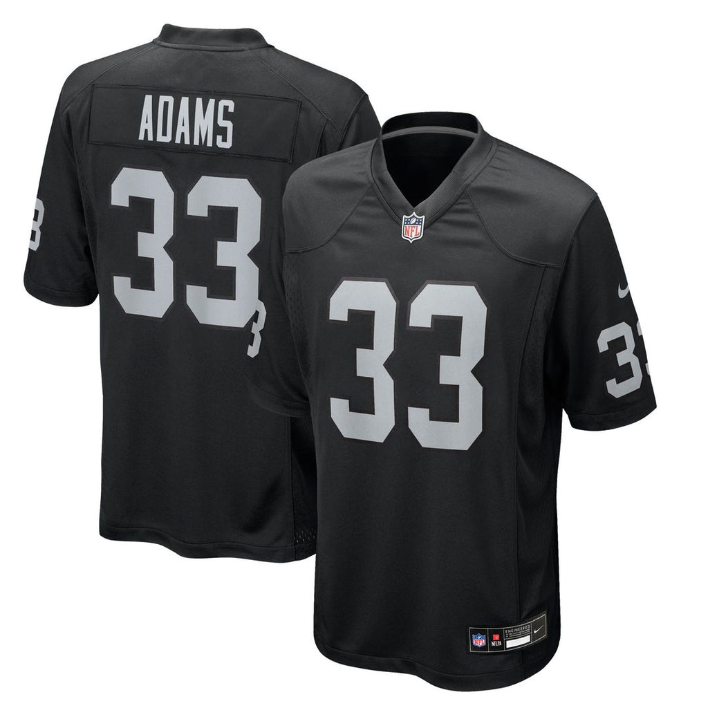 Jamal Adams Las Vegas Raiders Nike Team Game Jersey -  Black
